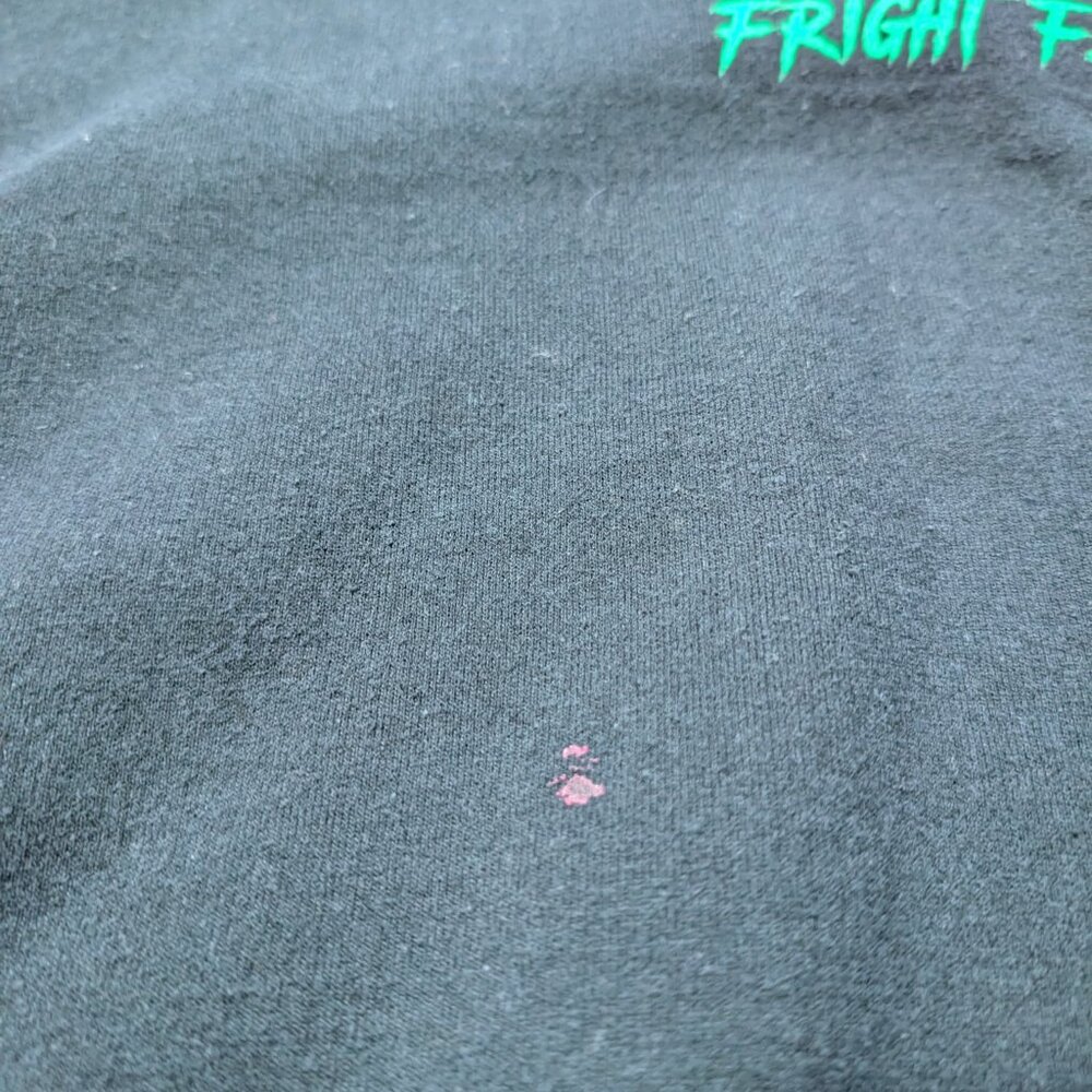 Six Flags Fright Fest Hoodie Sweatshirt Clown Halloween Sz S Great Adventure - Picture 6 of 11